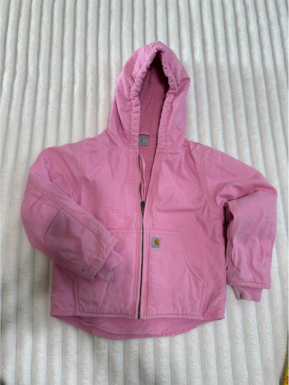Carhartt Pink Hooded Jacket Kids XS